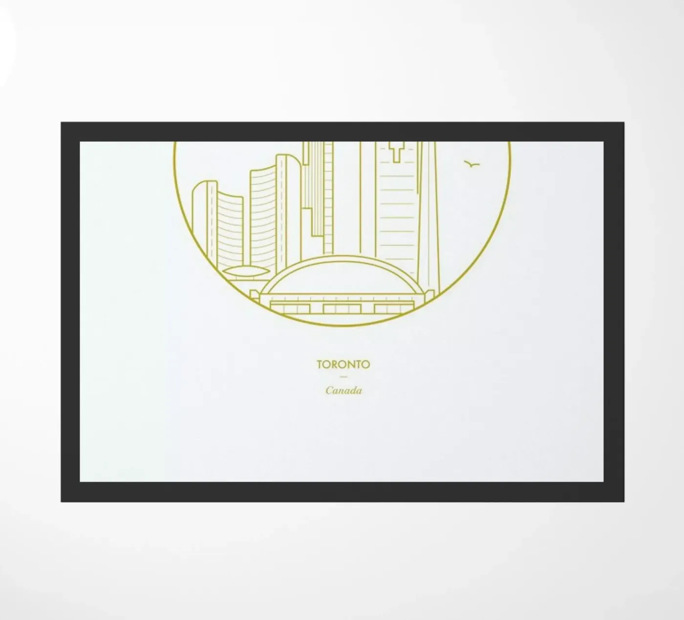 Toronto doormat by Dean Smith