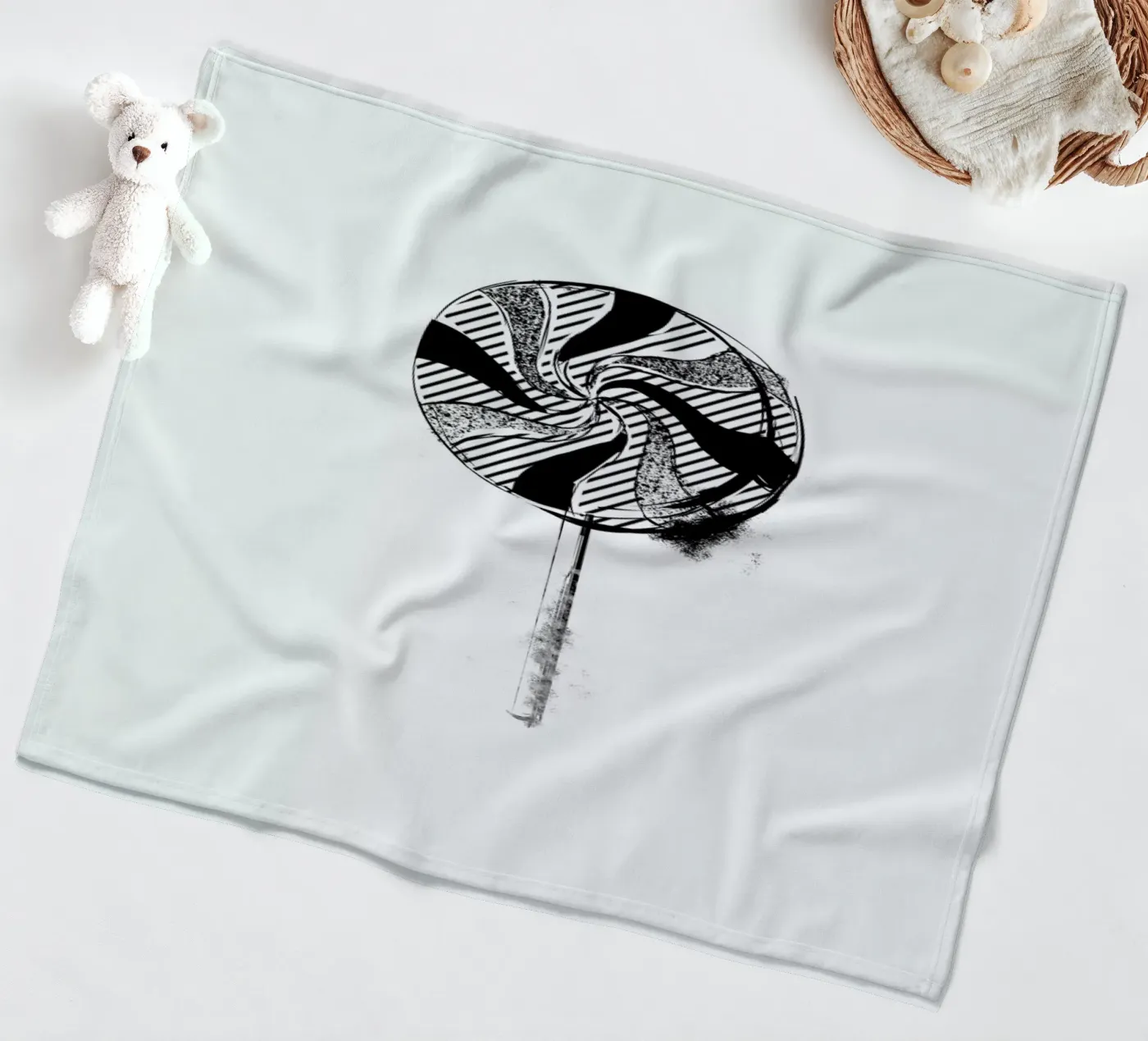 Lollipop fleecedeken van Kateřina Bažantová