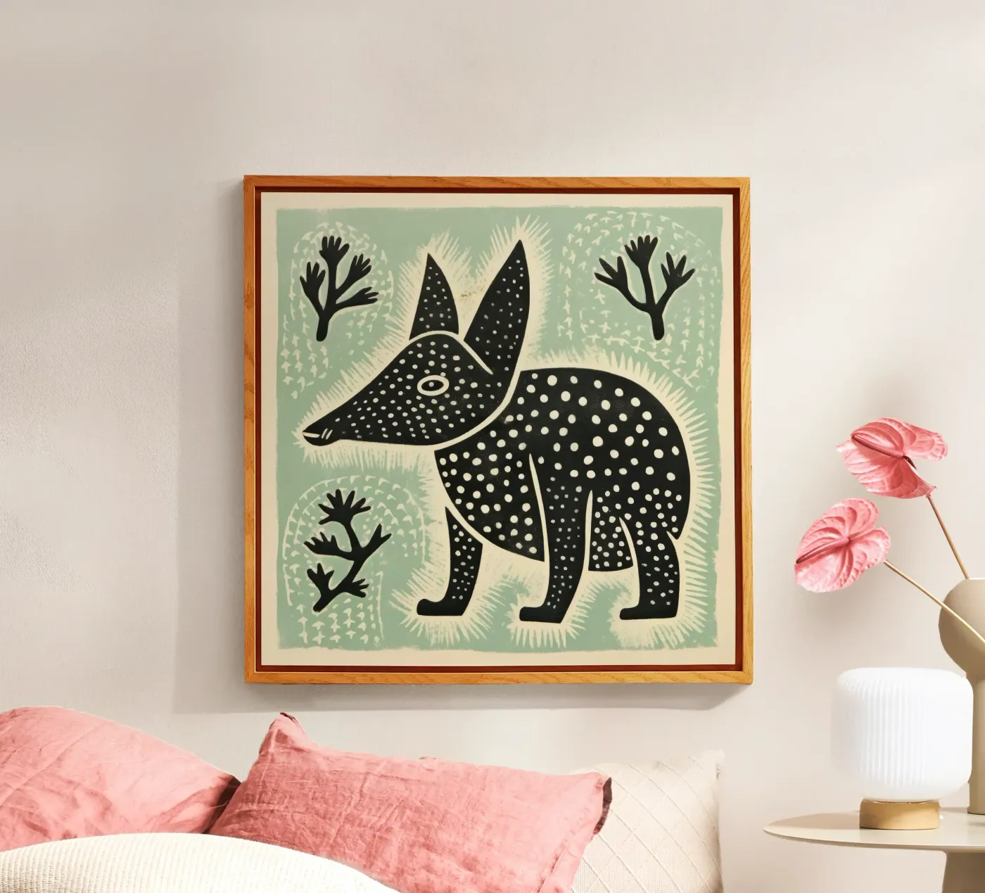 Green Aardvark plexiglass da Minimal Animal Art