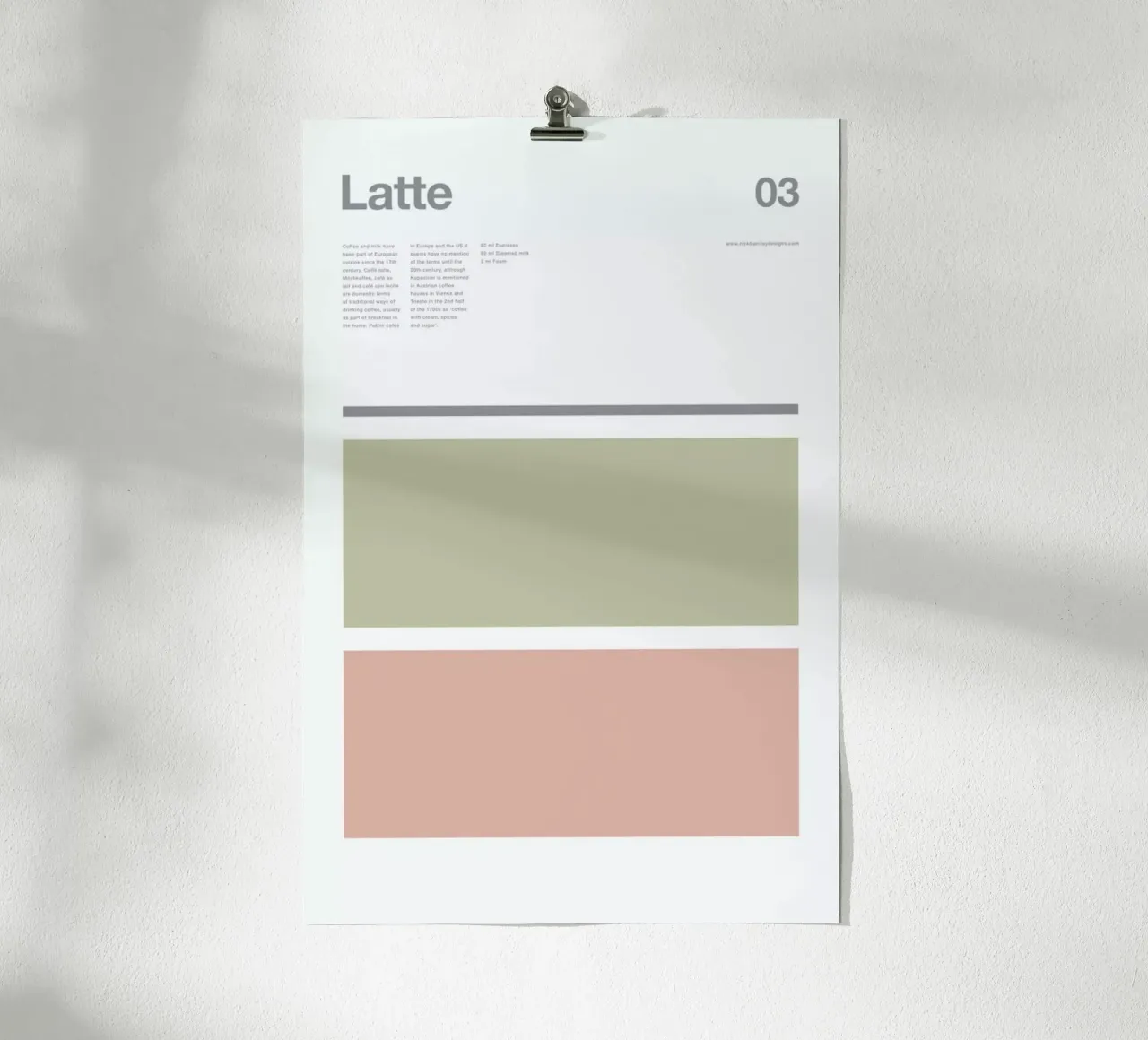 Latte poster da Nick Barclay