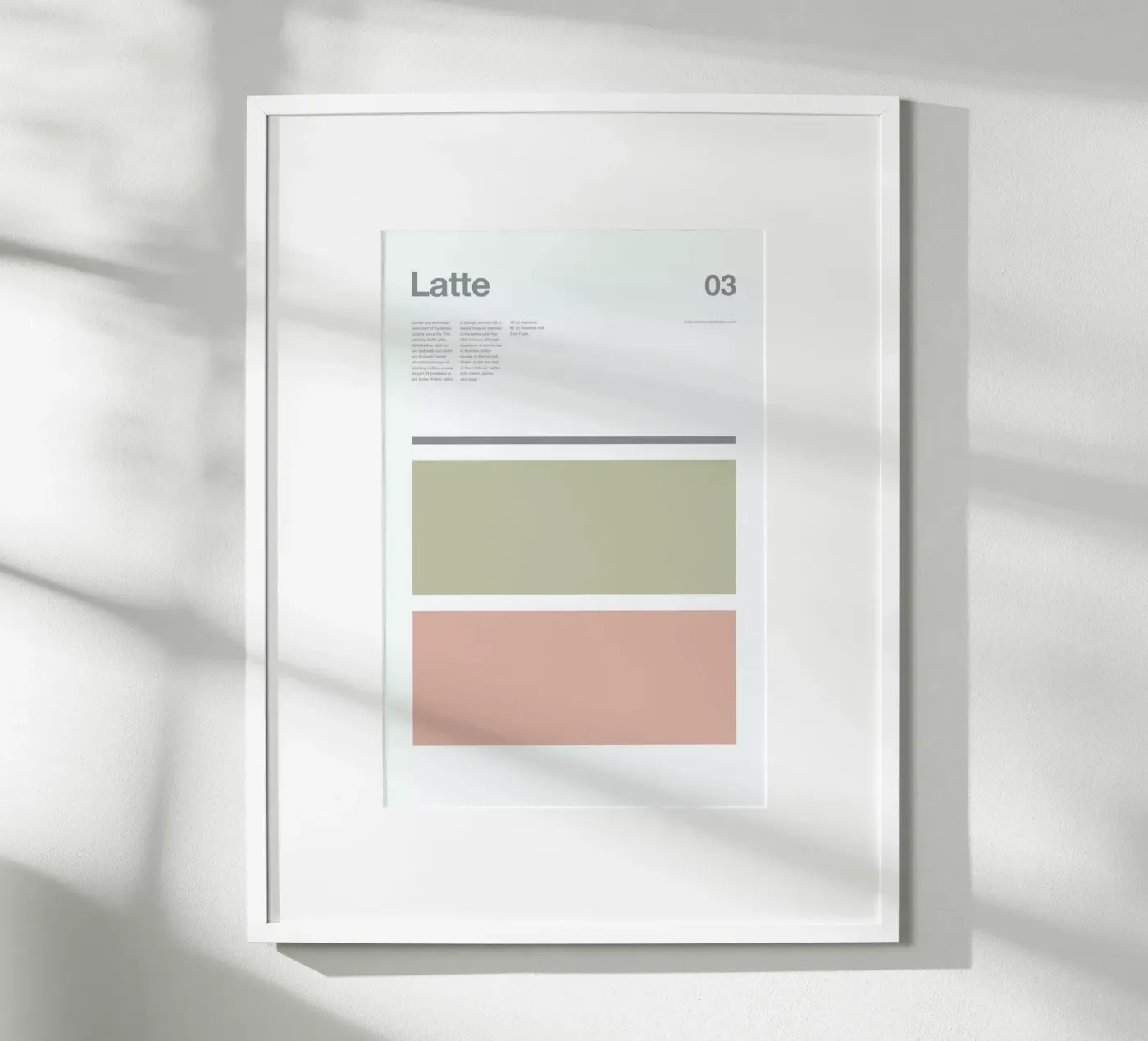 Latte poster de Nick Barclay