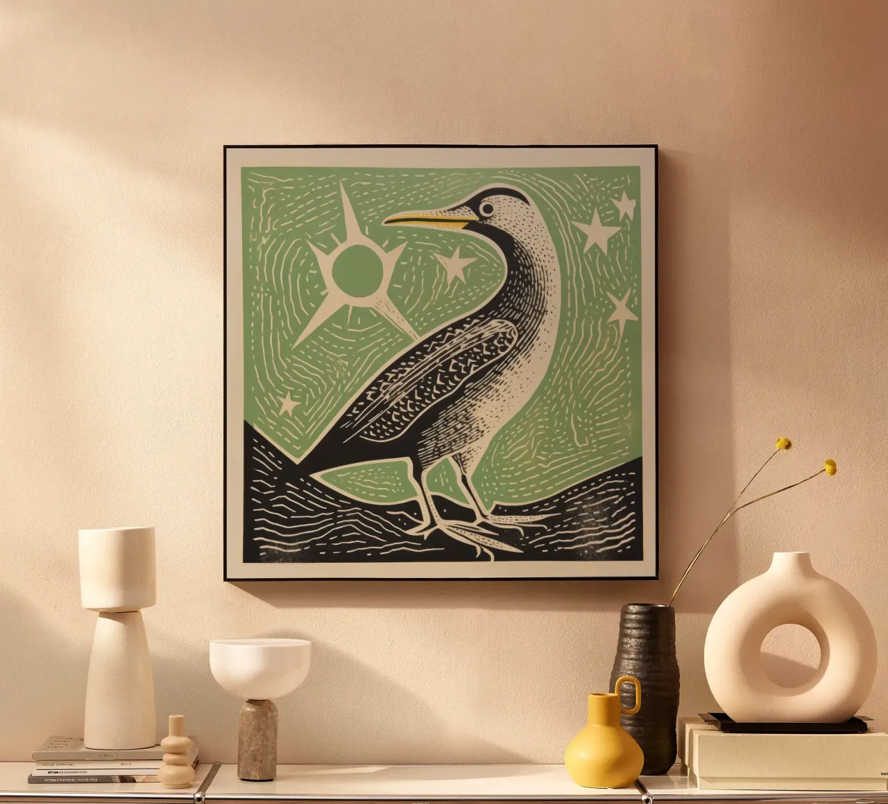 Albatros verde plexiglass da Minimal Animal Art