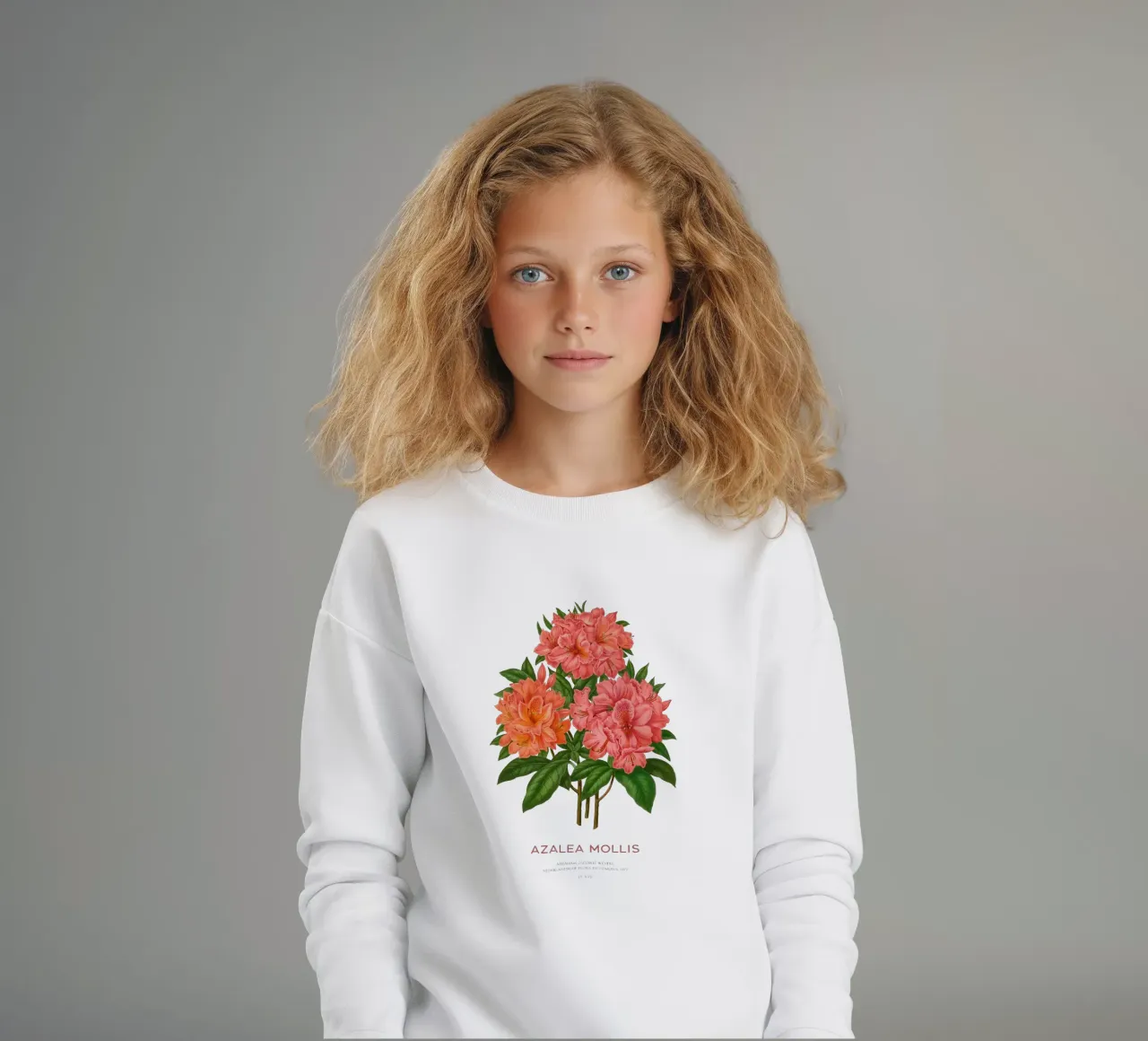 Rhododendron molle o Azalea Mollis felpa bambino da Vintagrafica