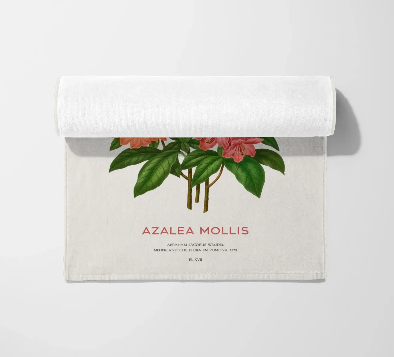 Rhododendron molle o Azalea Mollis toalla de playa de Vintagrafica