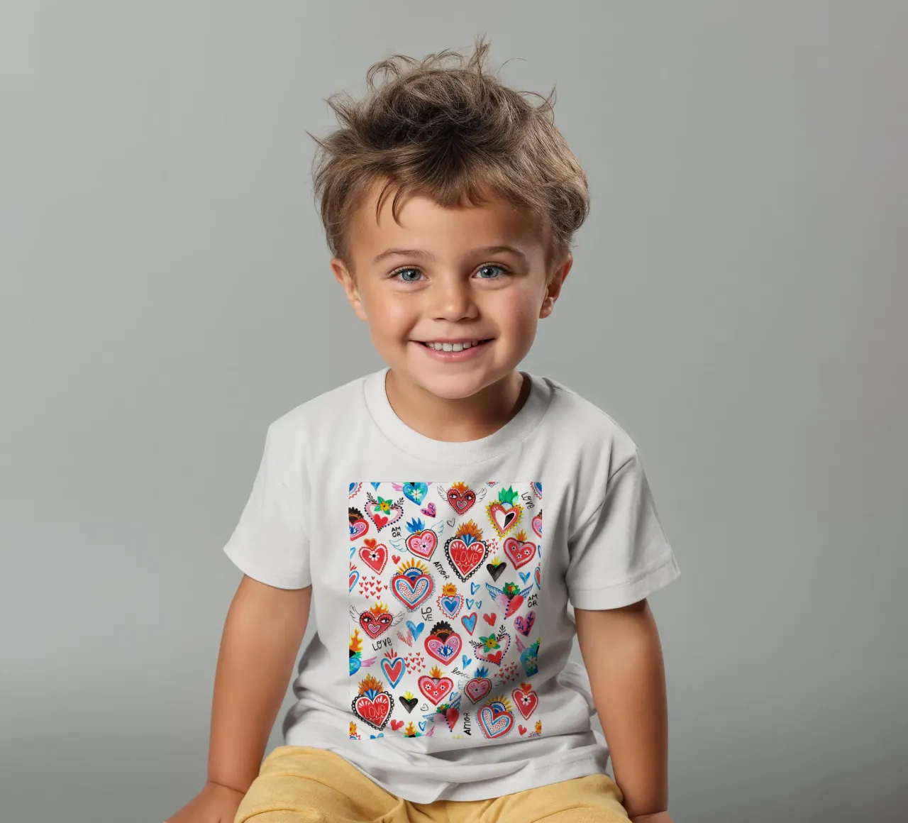 AMORE Pattern t-shirt bambini da treechild