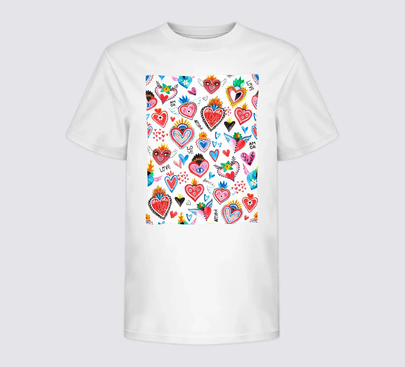 AMORE Pattern Kinder T-Shirt von treechild