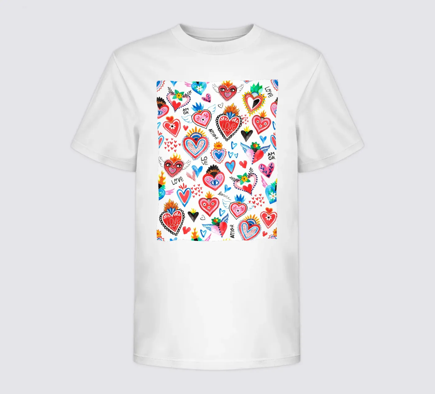 AMORE Pattern kinder t-shirt van treechild