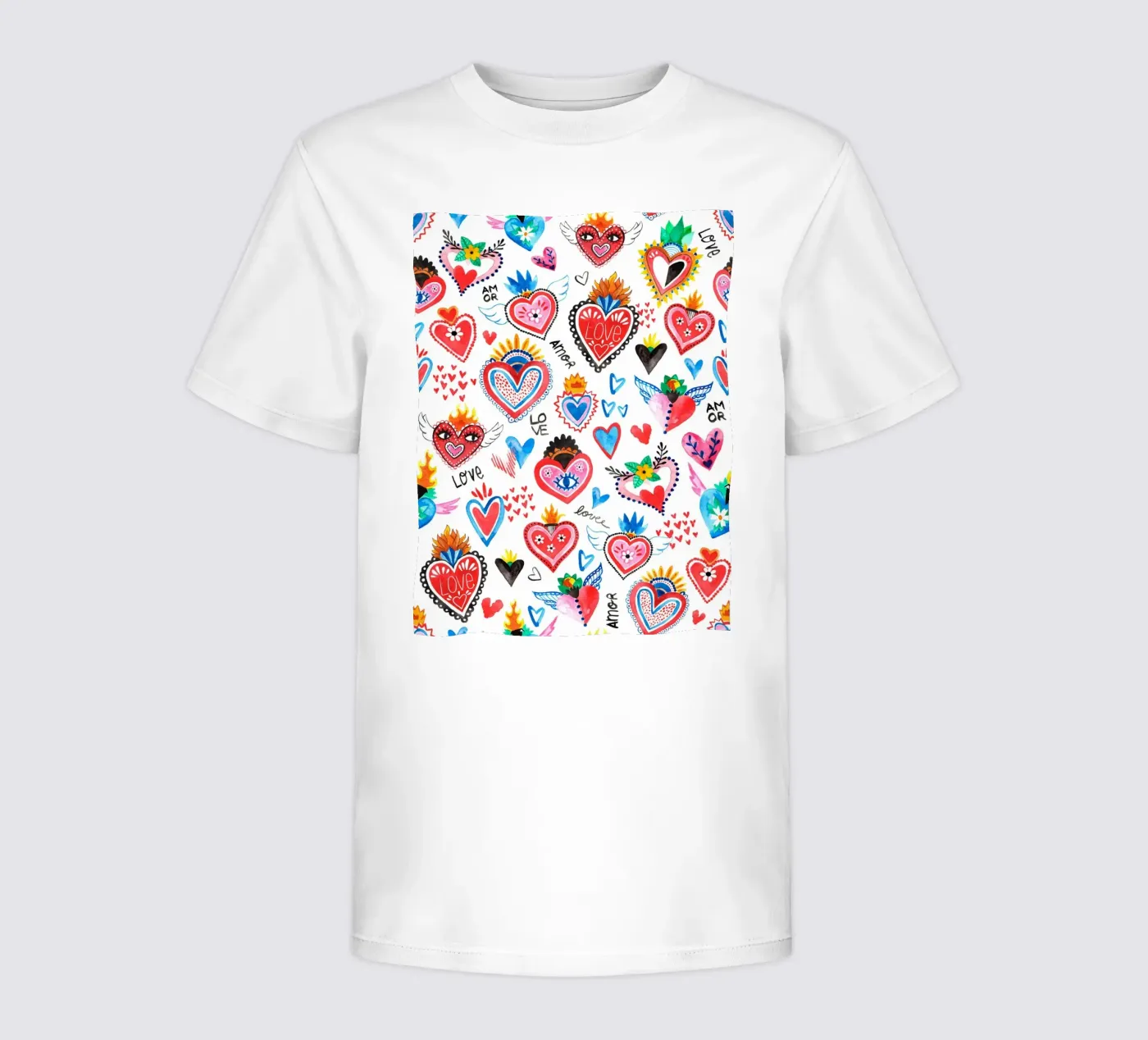 AMORE Pattern Kinder T-Shirt von treechild