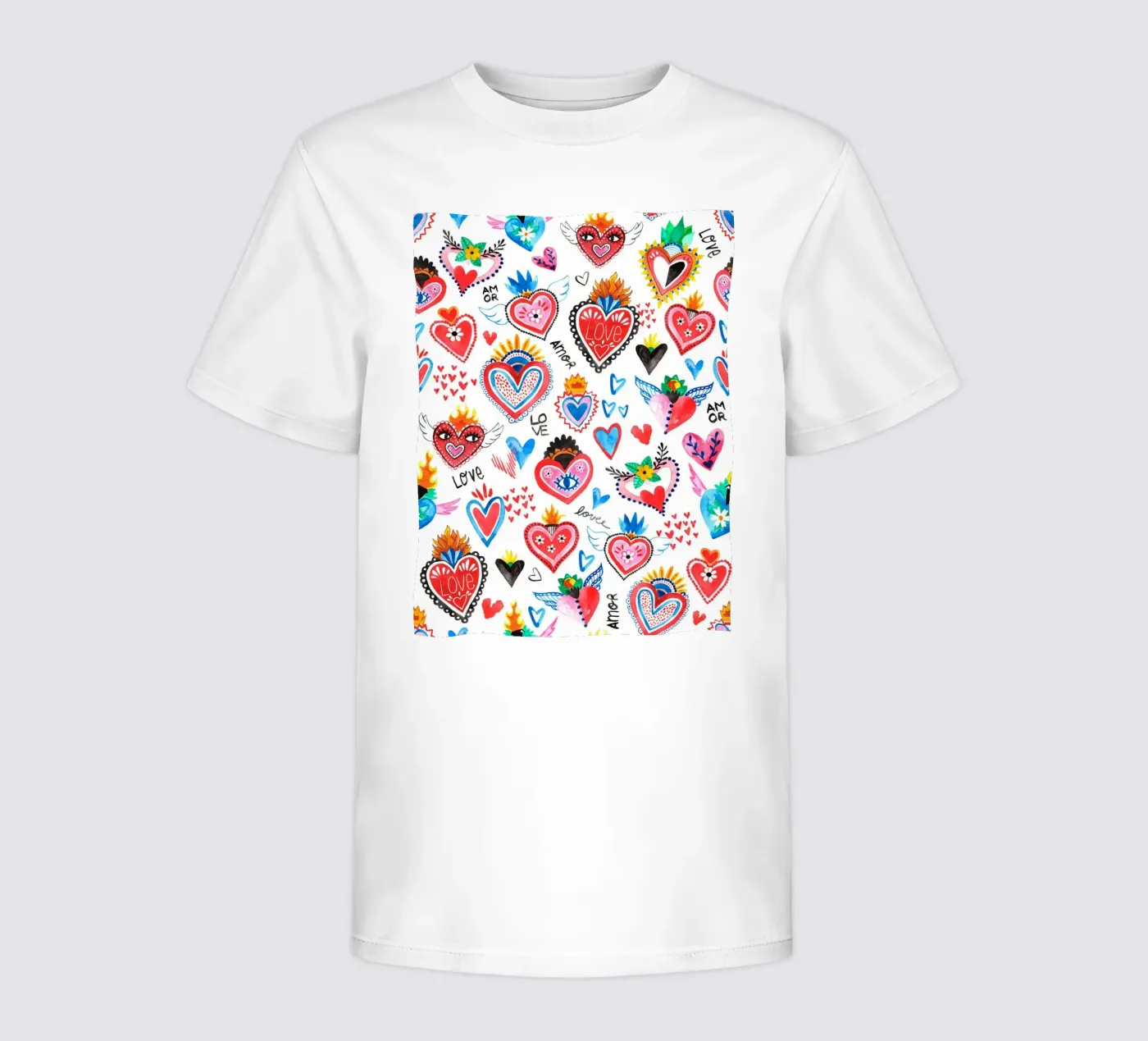 AMORE Pattern kinder t-shirt van treechild