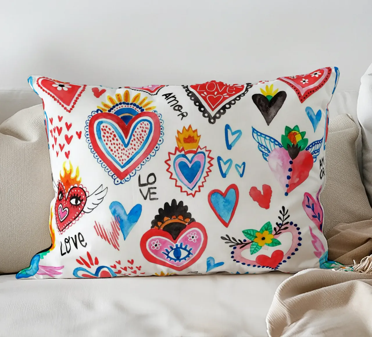 AMORE Pattern cuscino da treechild