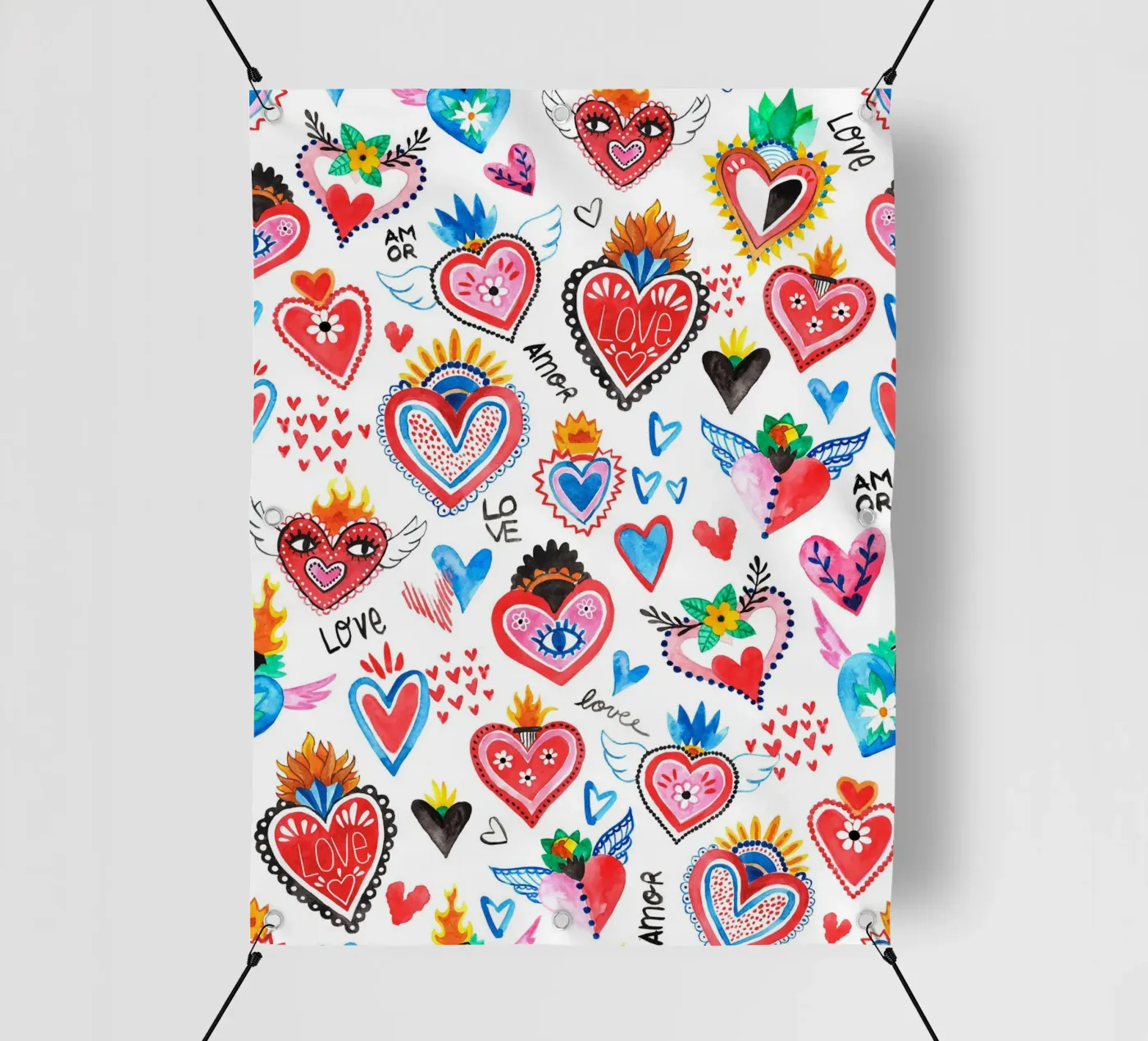 AMORE Pattern PVC Plane von treechild