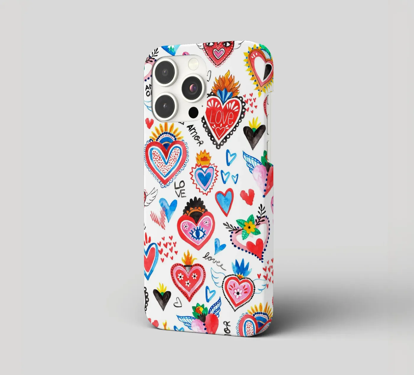 AMORE Pattern iphone case by treechild