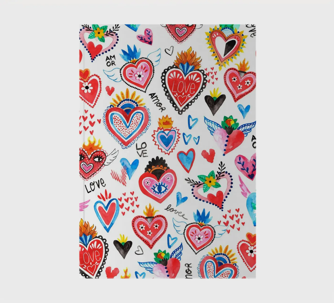 AMORE Pattern Notizbuch von treechild