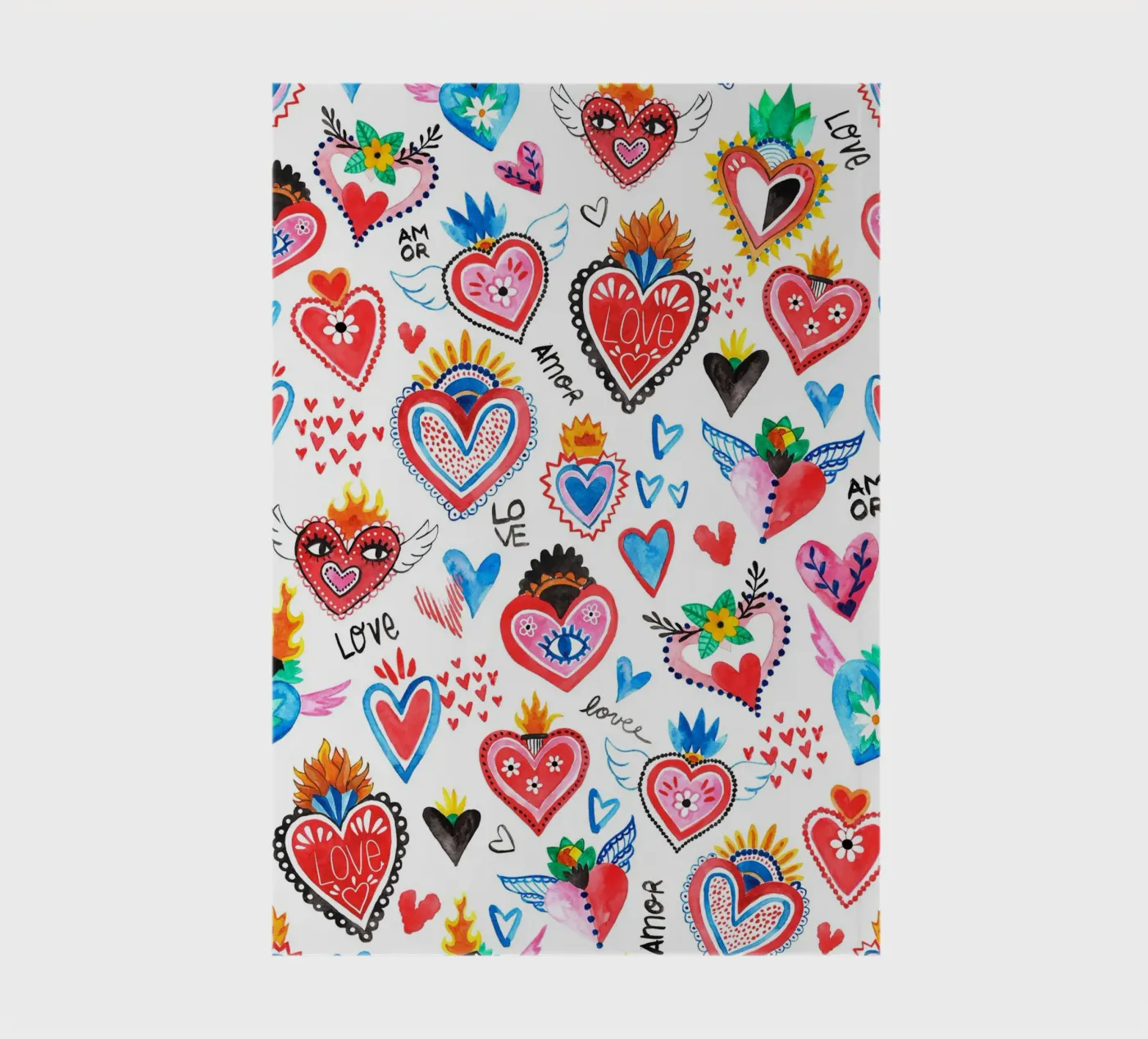 AMORE Pattern Notizbuch von treechild