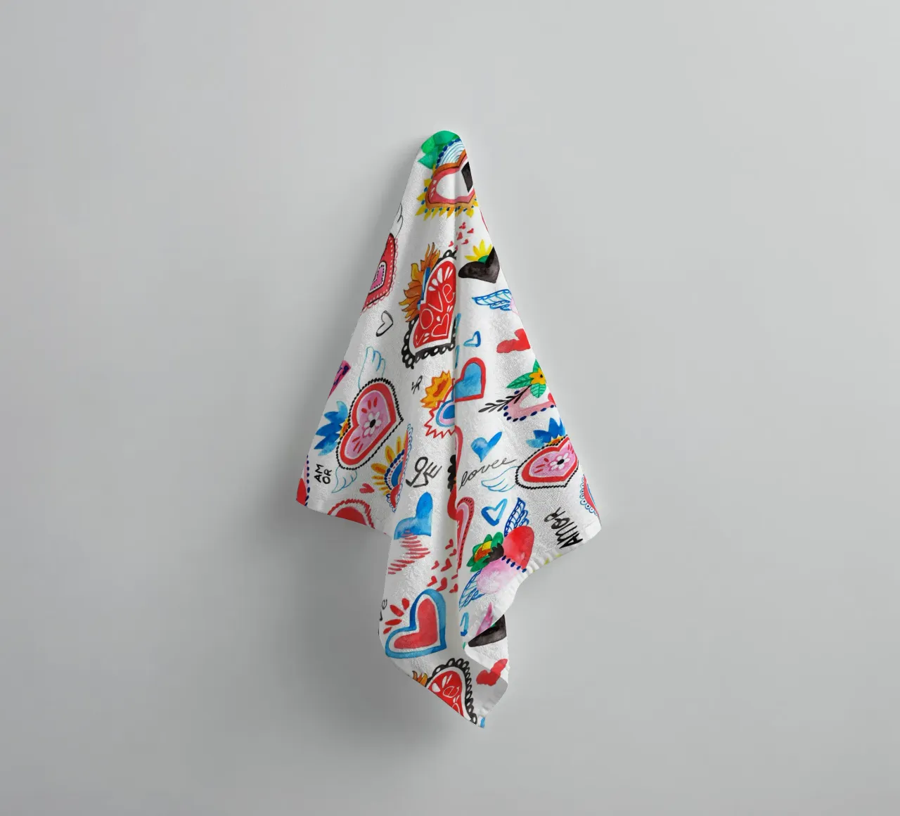 AMORE Pattern toalla de baño de treechild