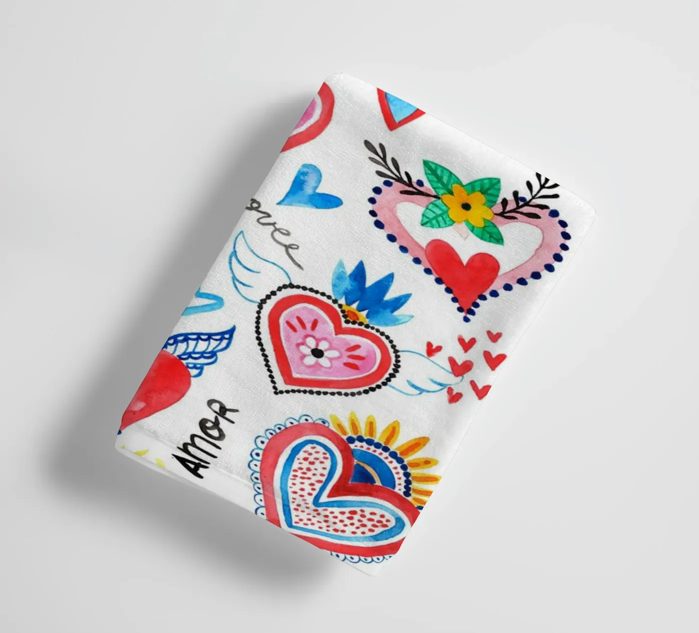 AMORE Pattern towel by treechild