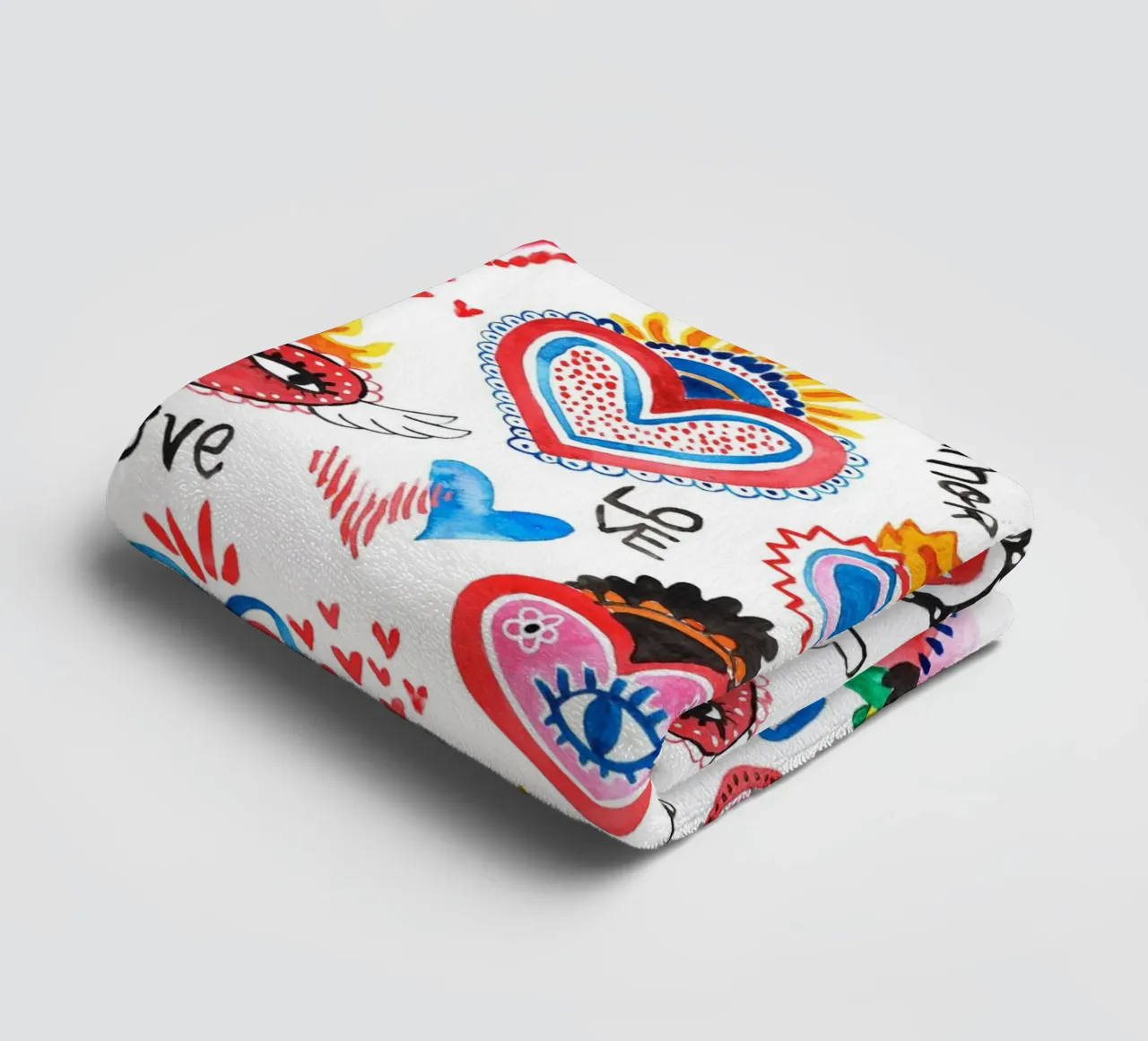 AMORE Pattern asciugamano da bagno da treechild