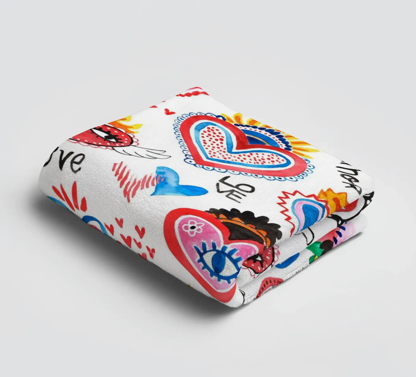 AMORE Pattern towel by treechild