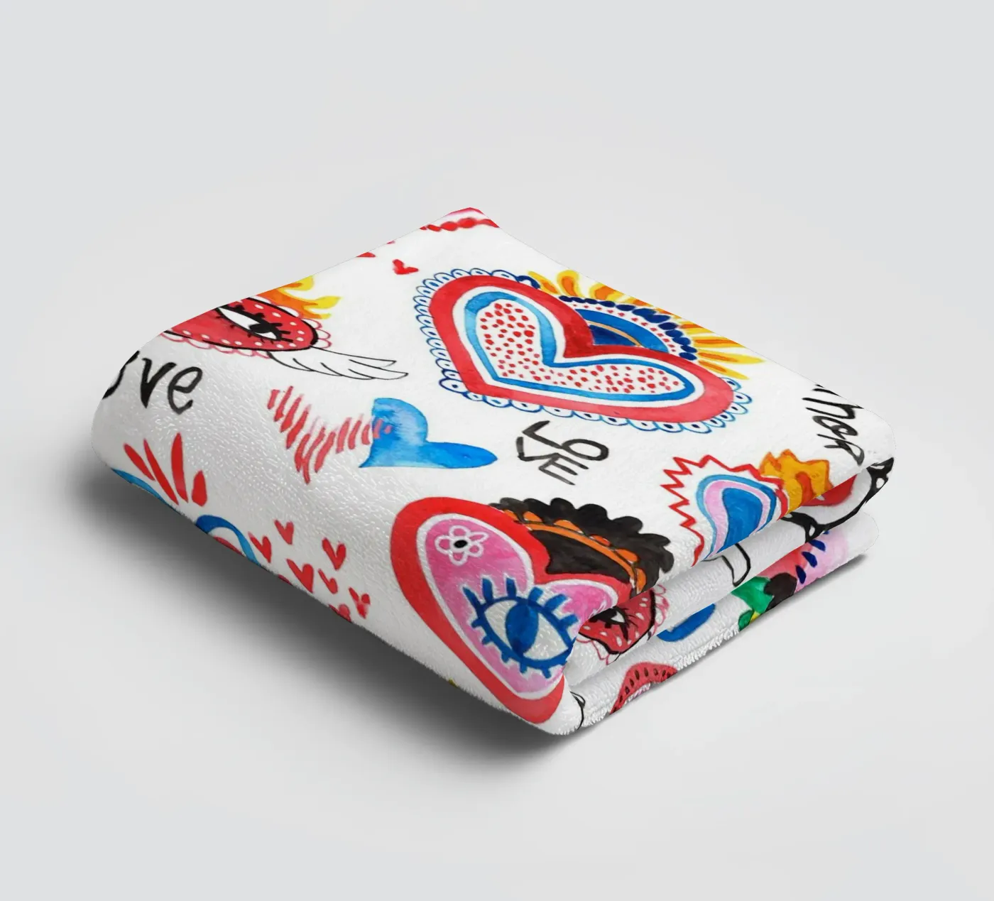 AMORE Pattern serviette de bain de treechild