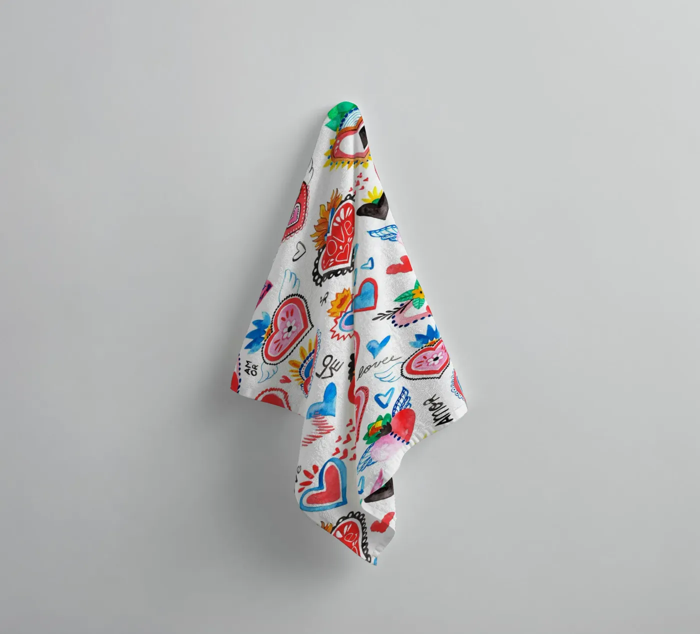 AMORE Pattern towel by treechild