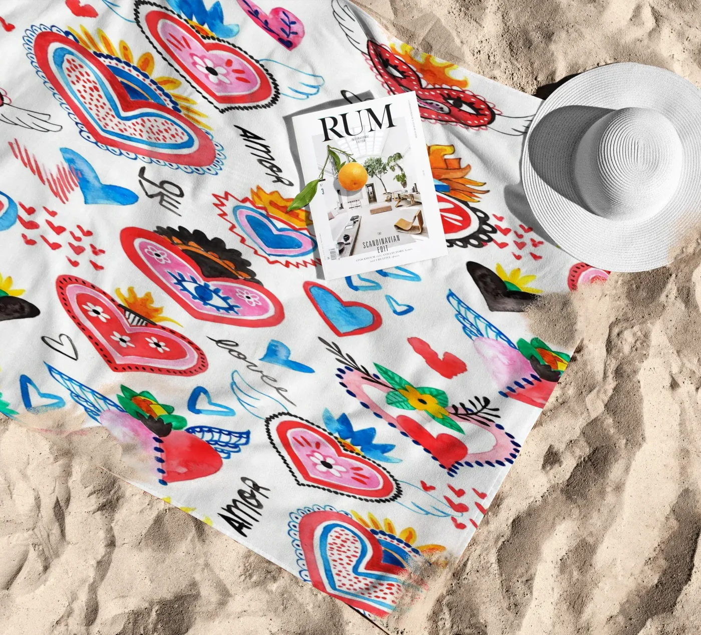 AMORE Pattern telo mare da treechild