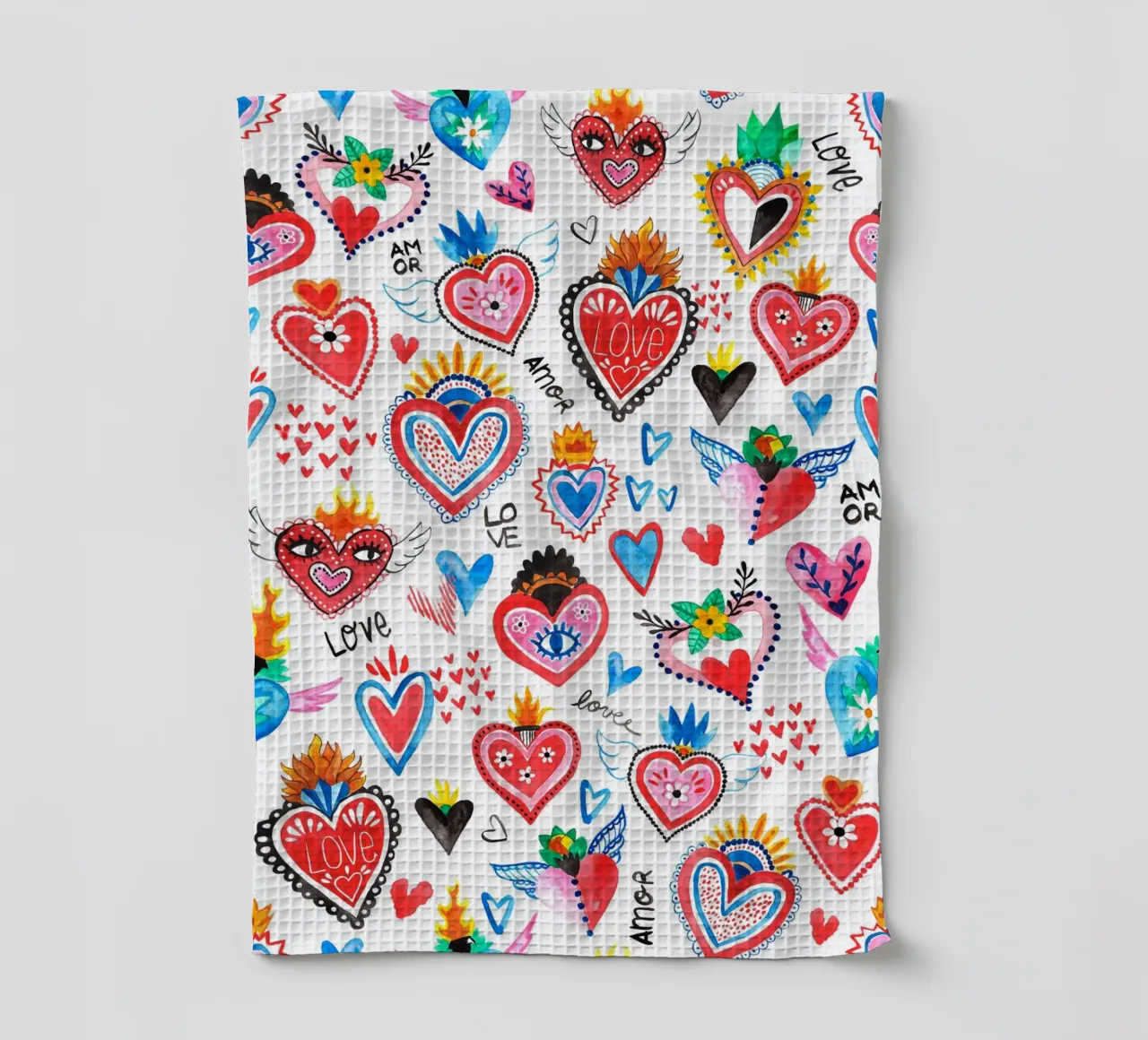 AMORE Pattern paño de cocina de treechild
