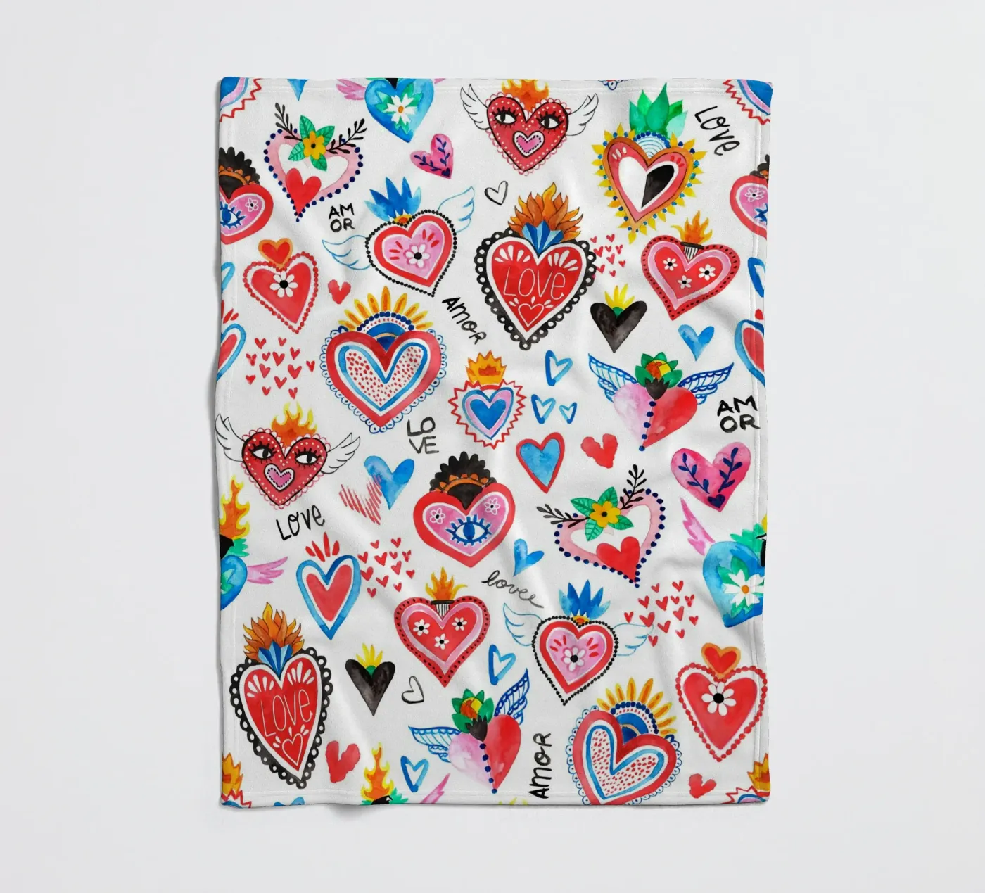 AMORE Pattern plaid polaire de treechild