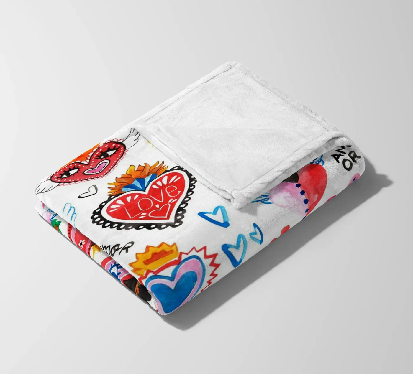 AMORE Pattern plaid polaire de treechild