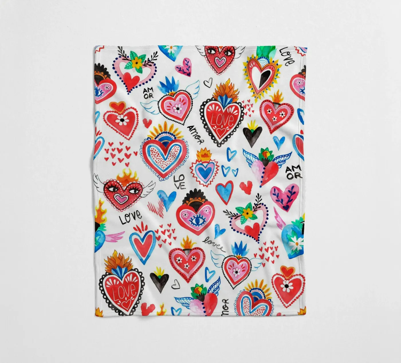 AMORE Pattern plaid polaire de treechild