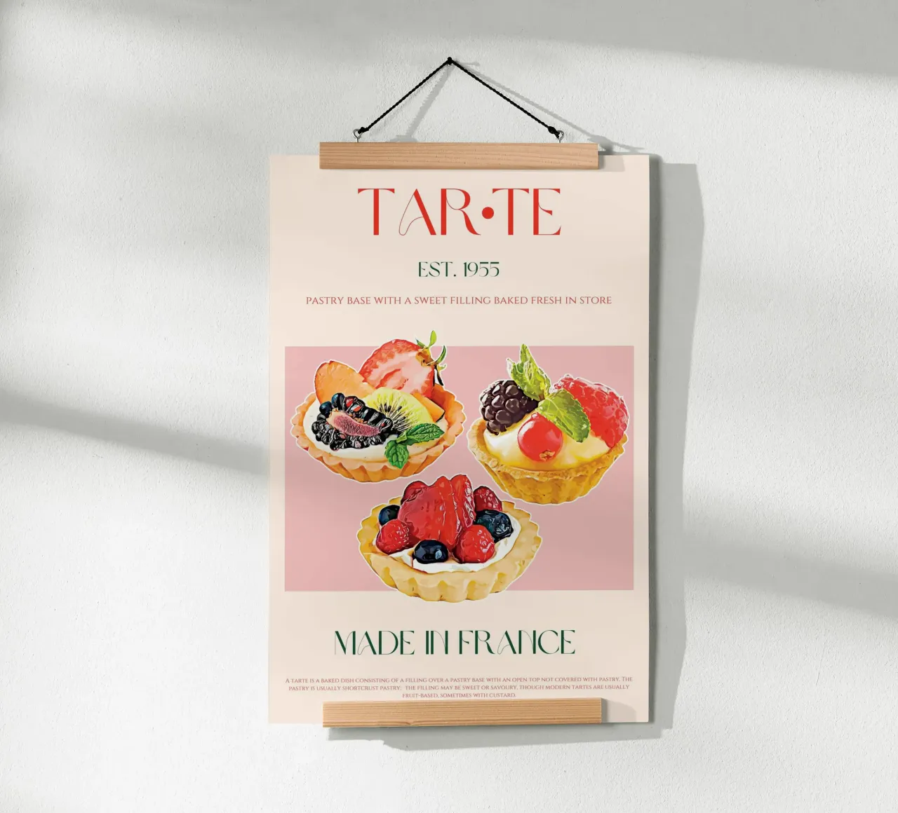 Tarte Print poster by KOKRPrints