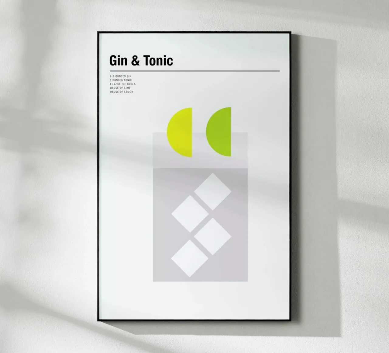 Gin & Tonic plexiglass da Nick Barclay