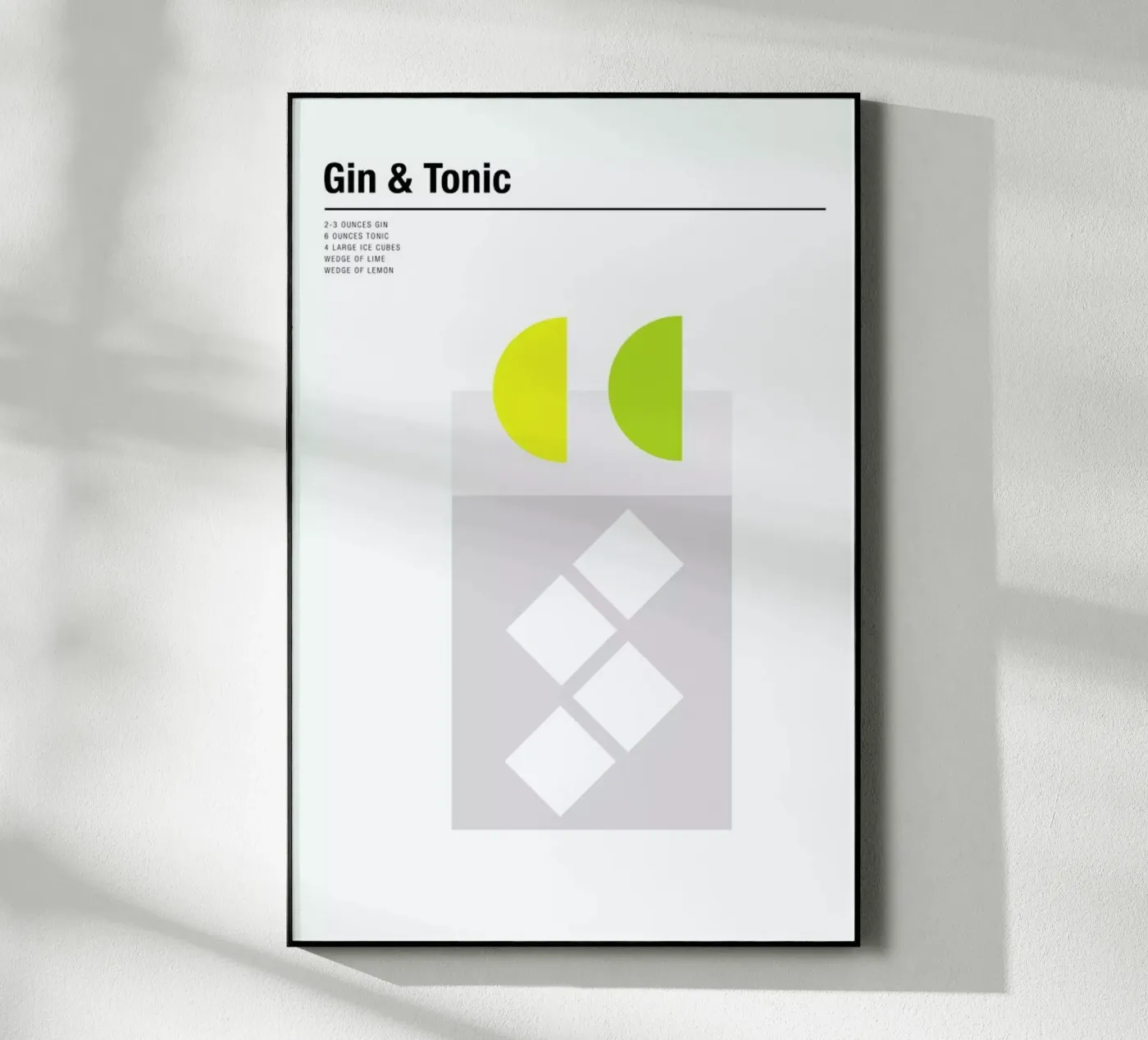 Gin & Tonic plexiglass da Nick Barclay