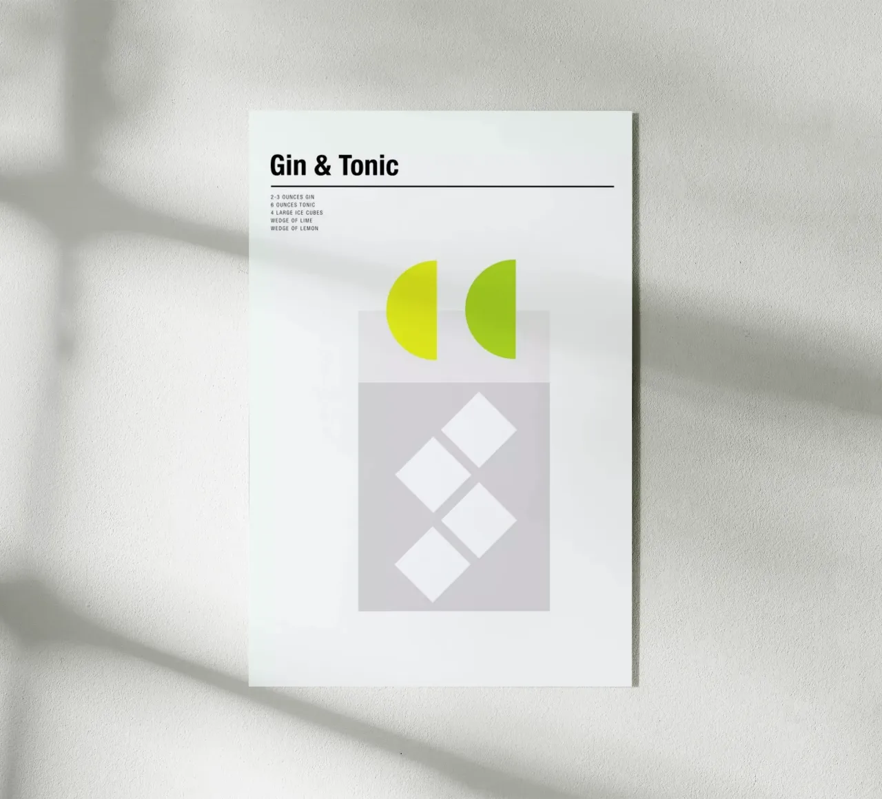 Gin & Tonic plexiglass da Nick Barclay