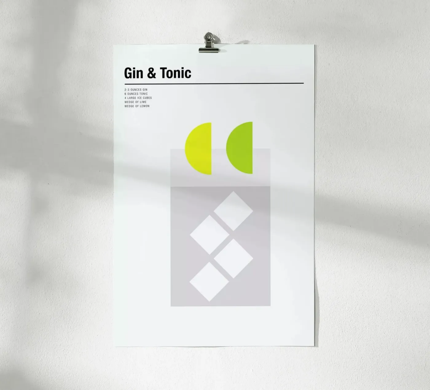 Gin & Tonic poster da Nick Barclay