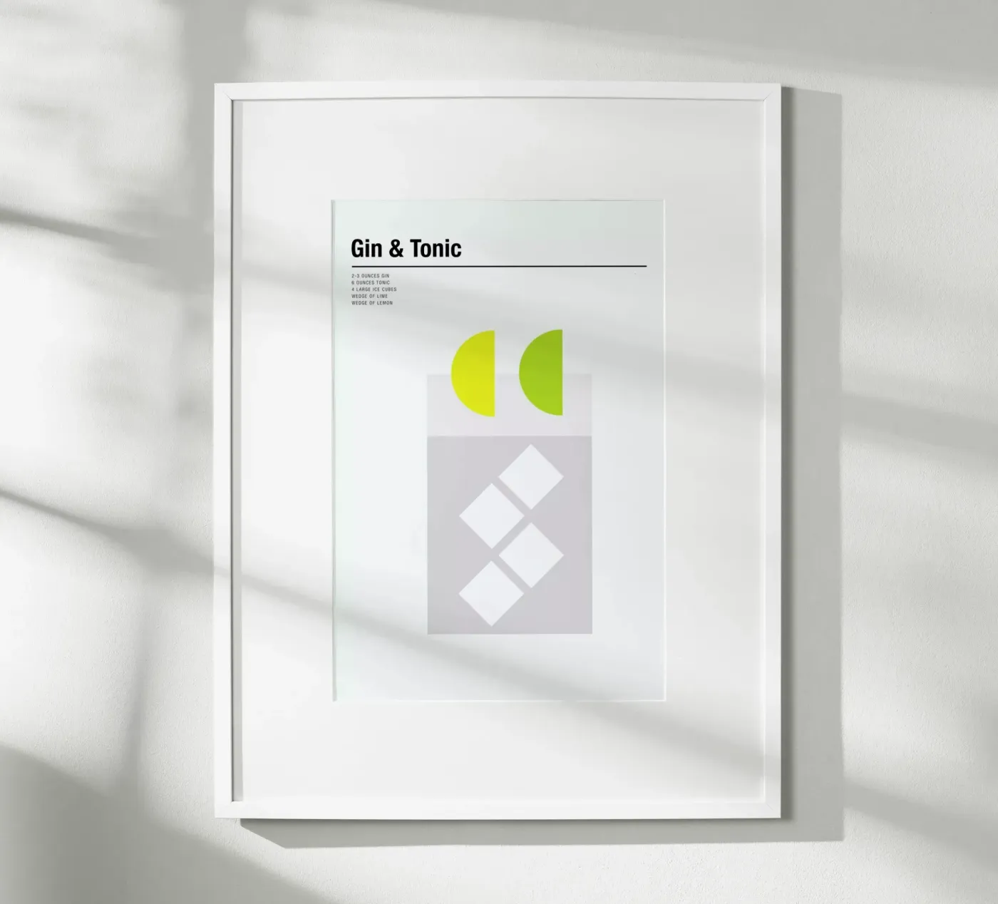 Gin & Tonic poster da Nick Barclay