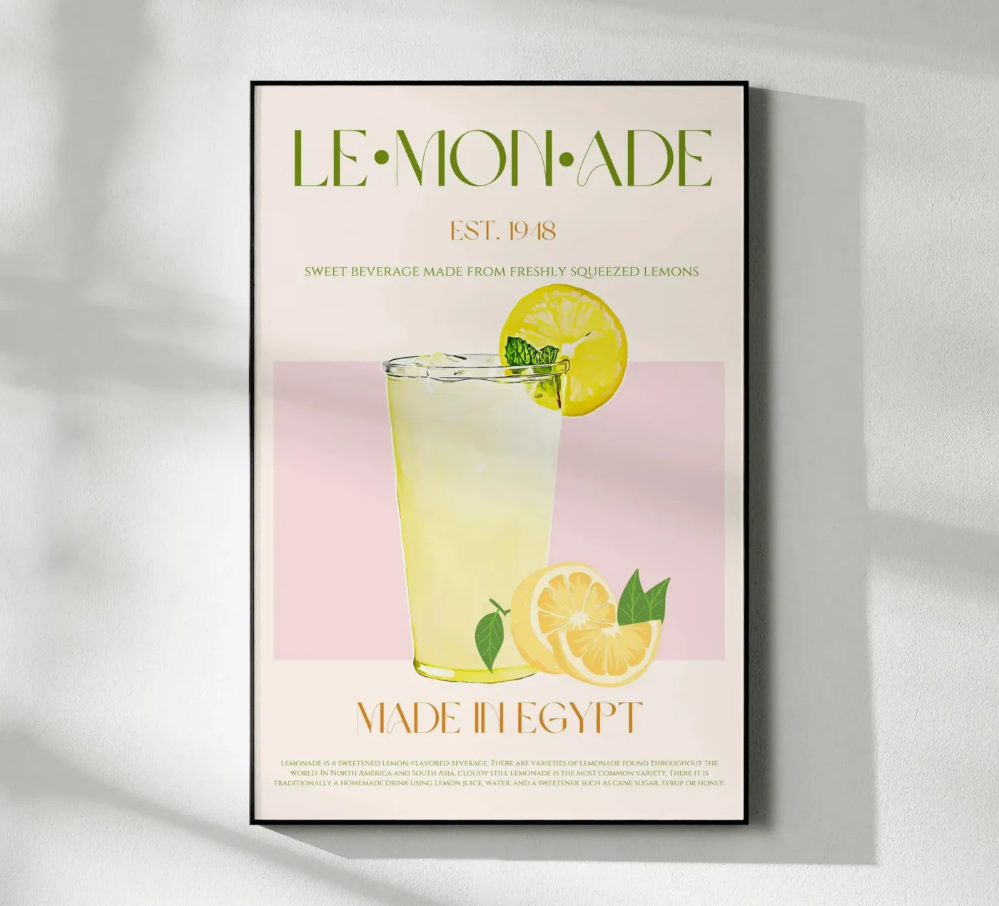 Lemonade Print plexiglas de KOKRPrints