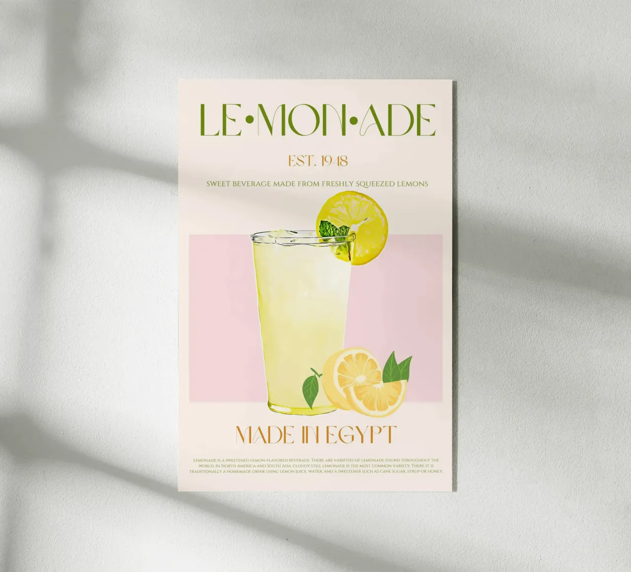 Lemonade Print plexiglass da KOKRPrints
