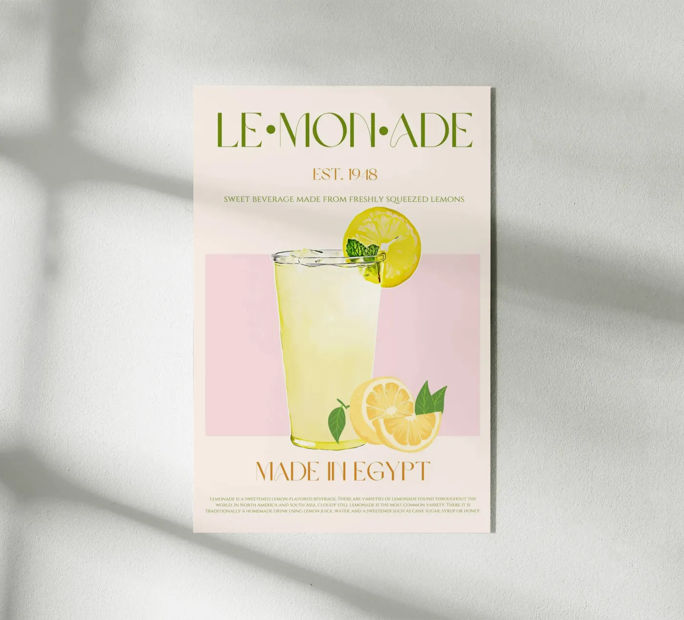 Lemonade Print plexiglas de KOKRPrints