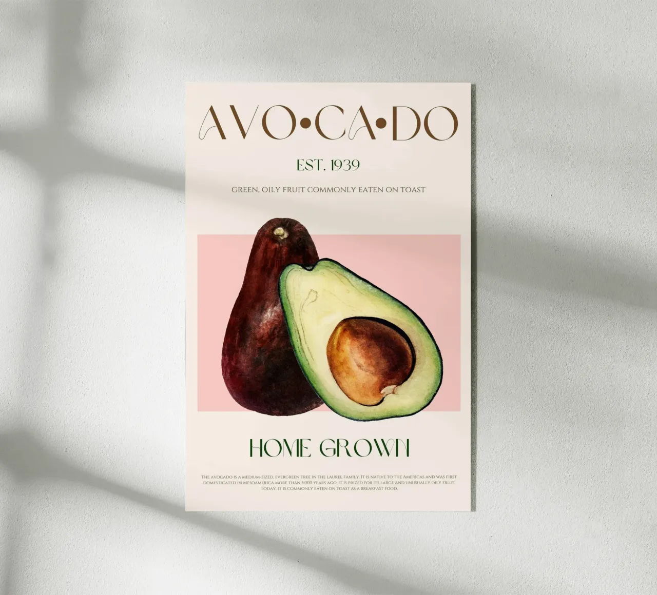 Avocado Print plexiglass da KOKRPrints