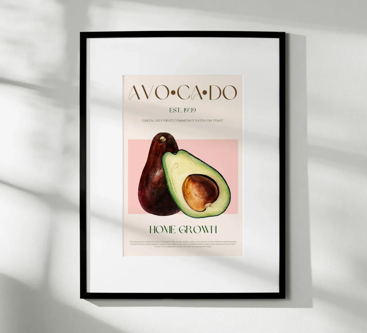 Avocadoprint poster van KOKRPrints