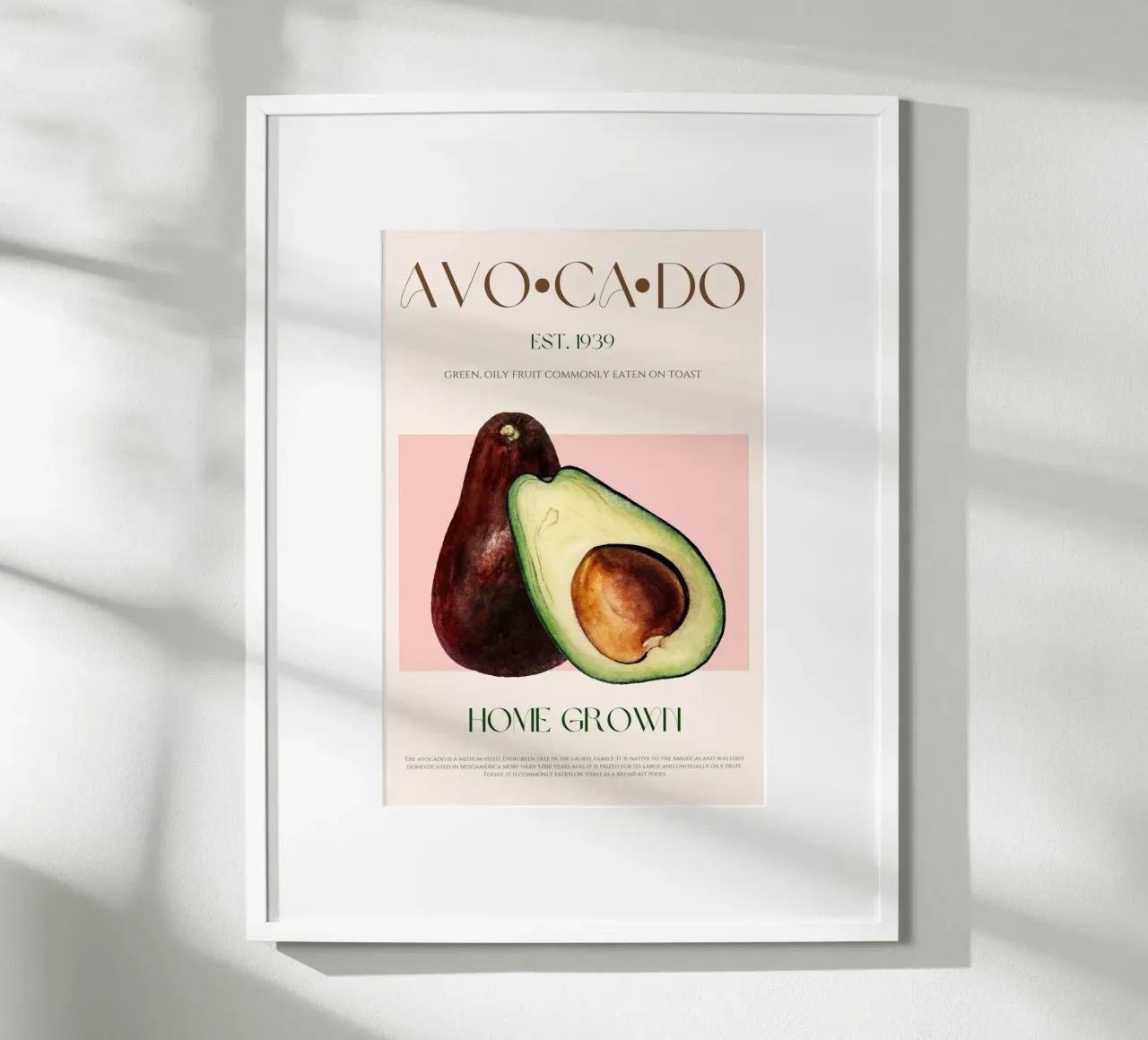 Avocadoprint poster van KOKRPrints