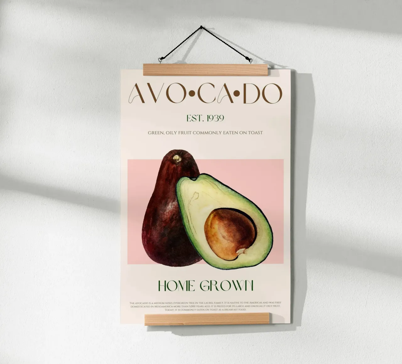 Avocadoprint poster van KOKRPrints