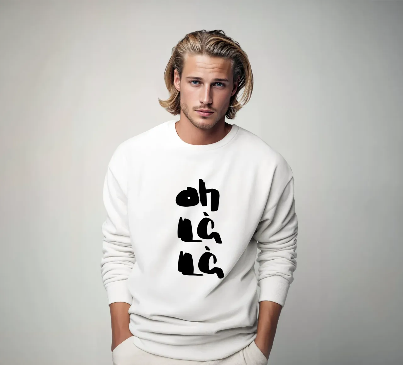 oh la la felpa da LIMITED EDITION LETTERS