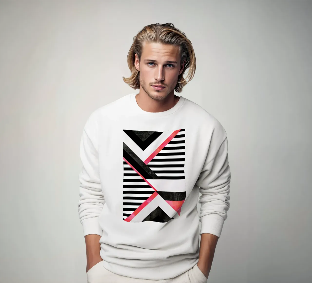 Stripe Combination felpa da Elisabeth Fredriksson