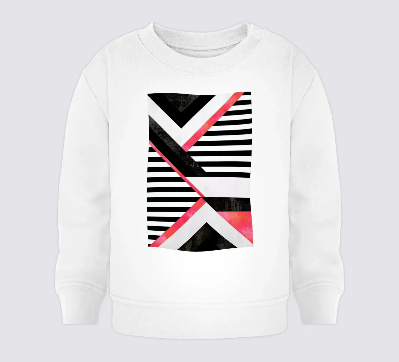 Stripe Combination felpa neonato da Elisabeth Fredriksson