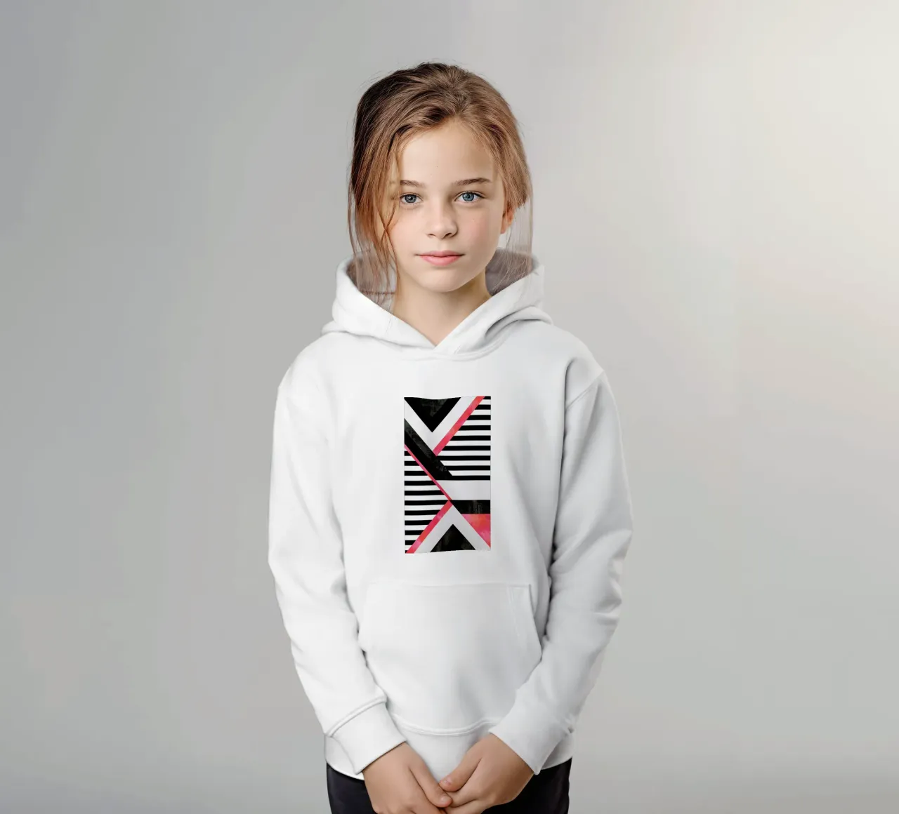 Stripe Combination felpa bambino con cappuccio da Elisabeth Fredriksson