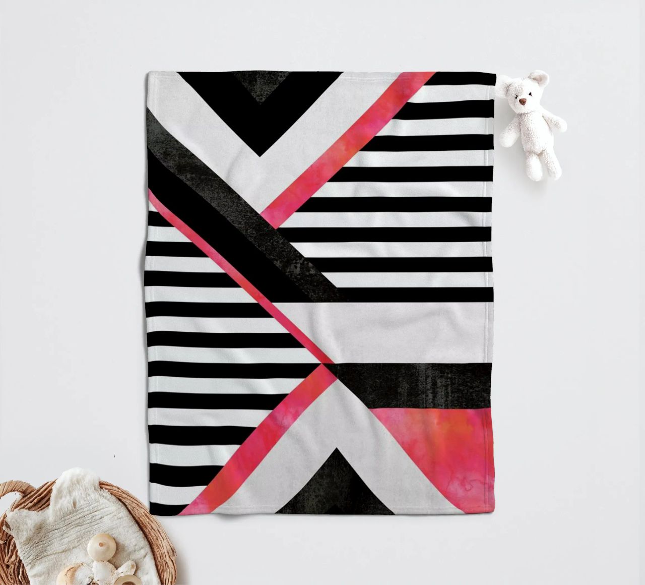 Stripe Combination coperta in pile da Elisabeth Fredriksson