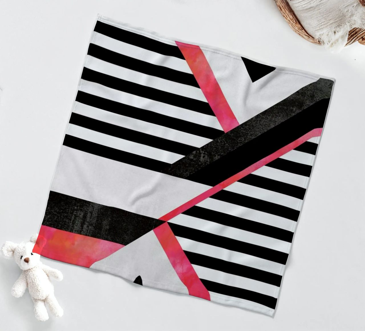 Stripe Combination coperta in pile da Elisabeth Fredriksson