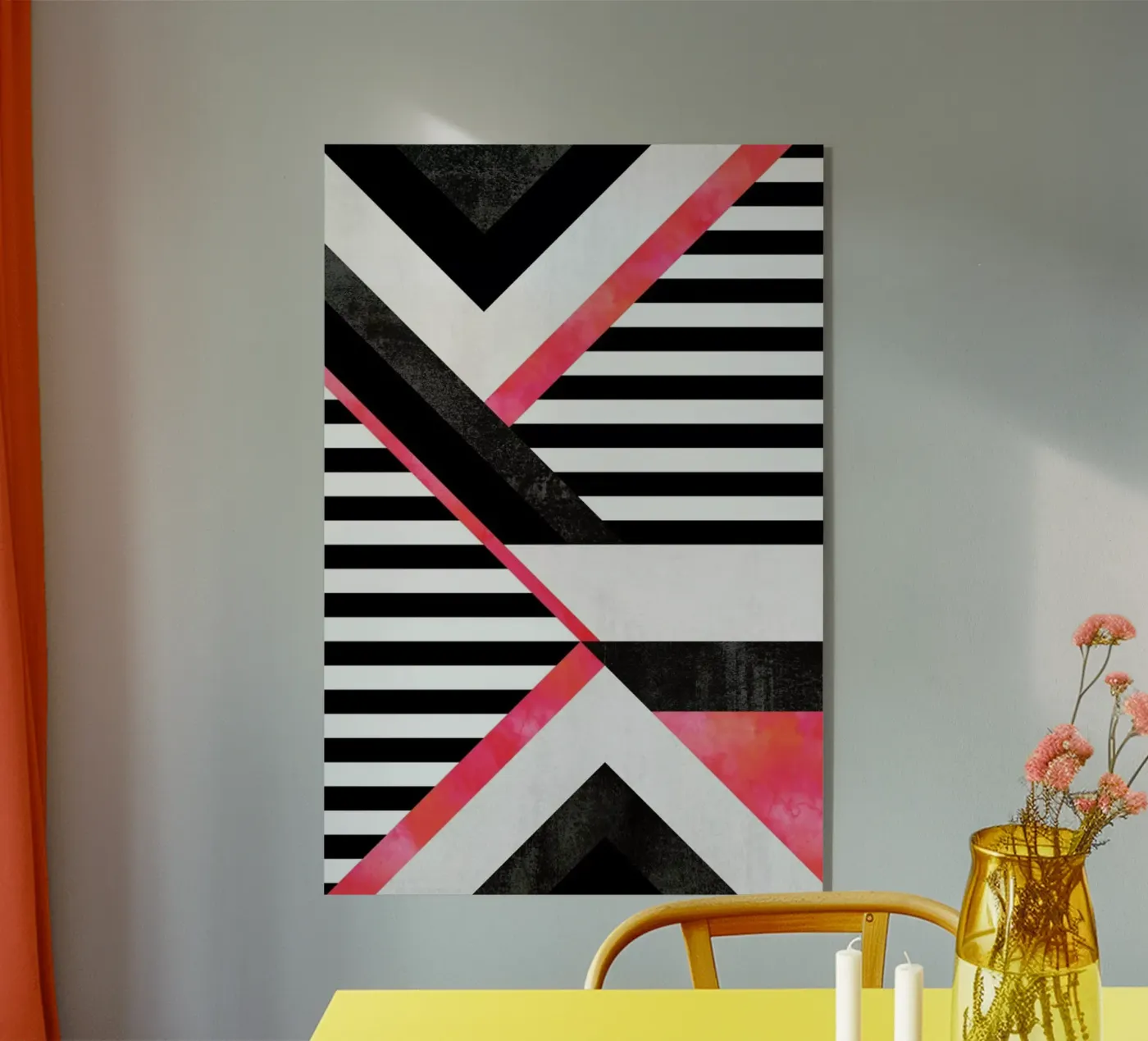 Stripe Combination Acryl-Glas von Elisabeth Fredriksson