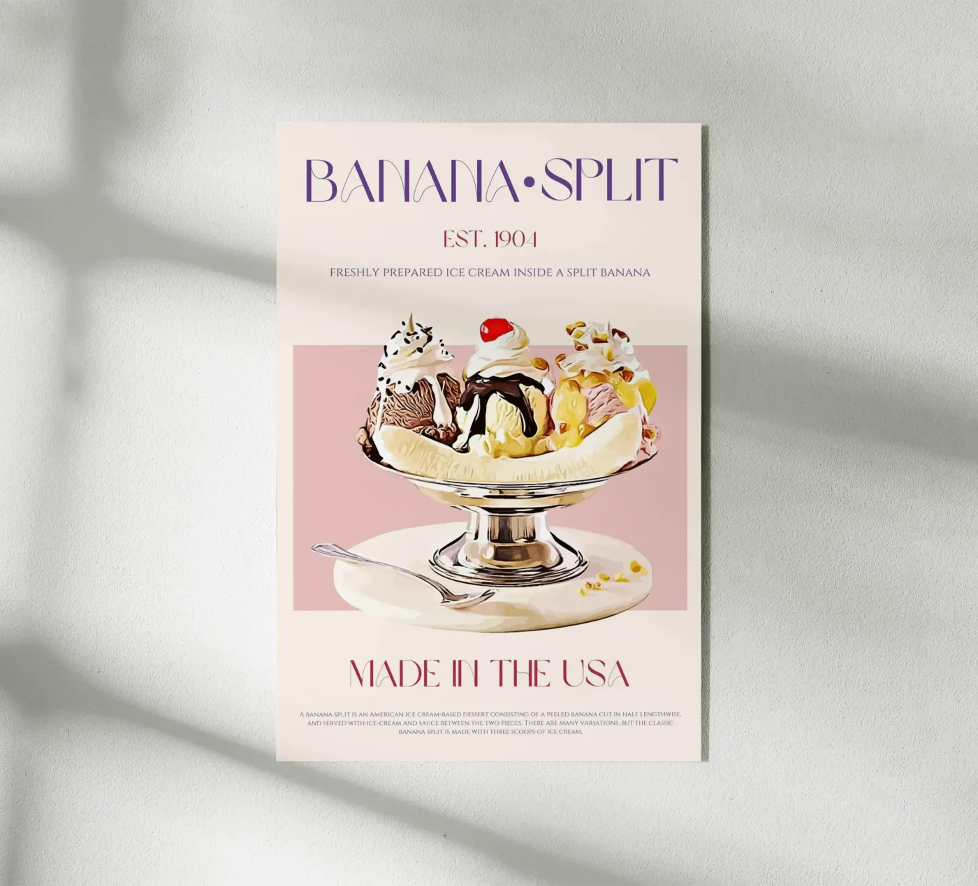 Banana Split Print plexiglass da KOKRPrints